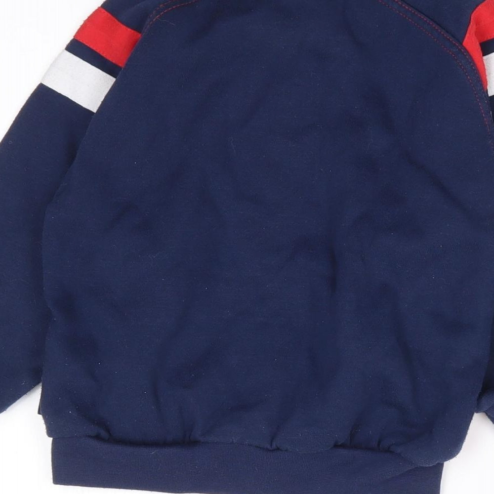 Umbro Boys Multicoloured Crew Neck Colourblock Polyester Pullover Jumper Size 2-3 Years  Pullover