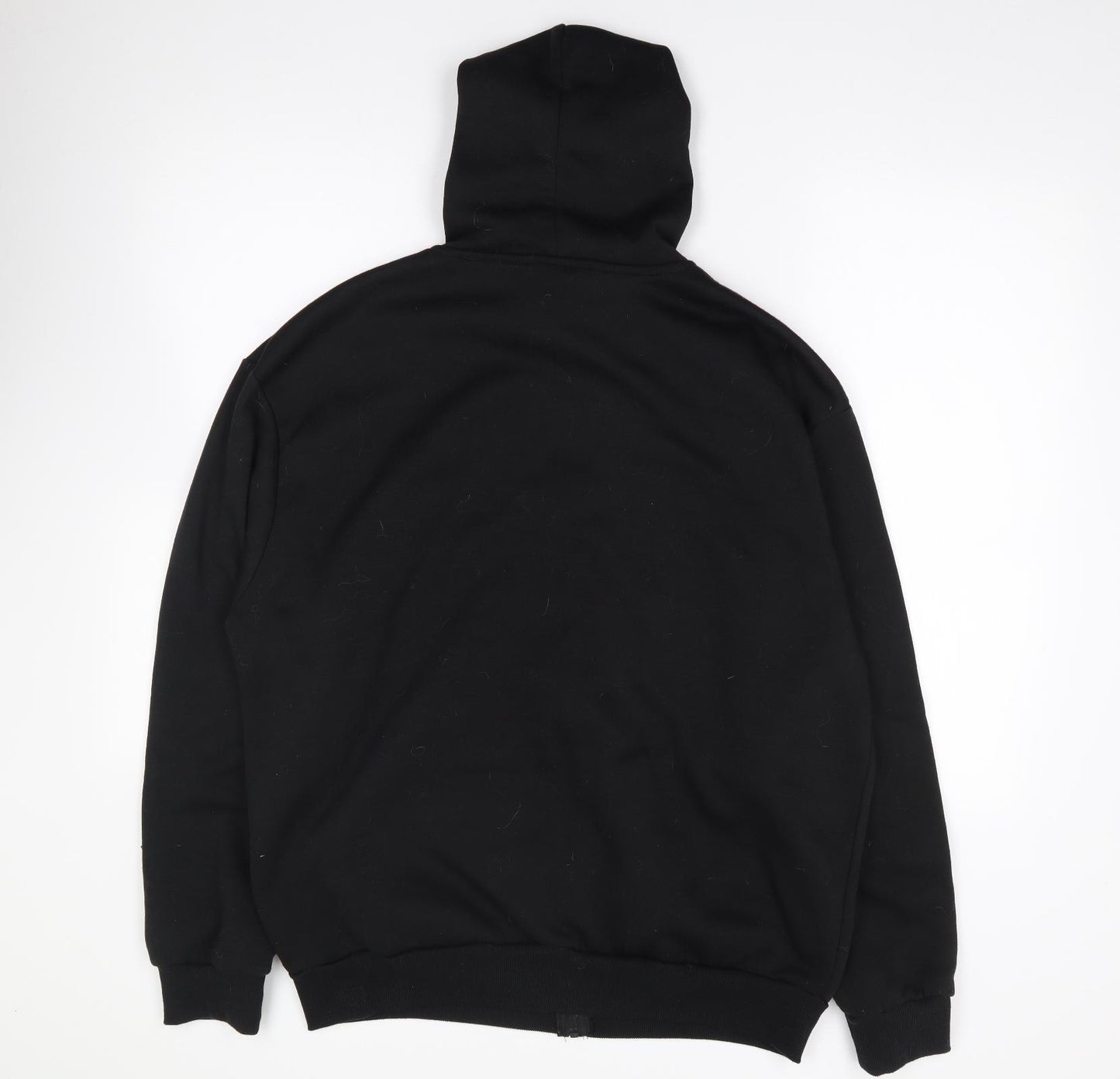 Lee Cooper Mens Black  Polyester Full Zip Hoodie Size XL