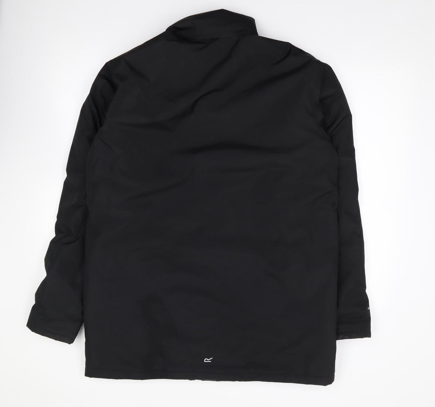 Regatta Mens Black   Rain Coat Coat Size L  Zip