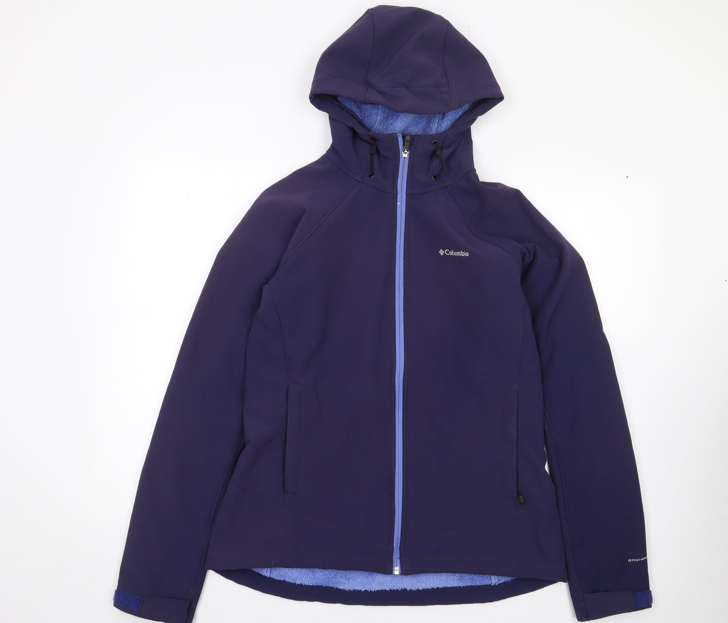 Columbia Womens Purple   Rain Coat Jacket Size L  Zip