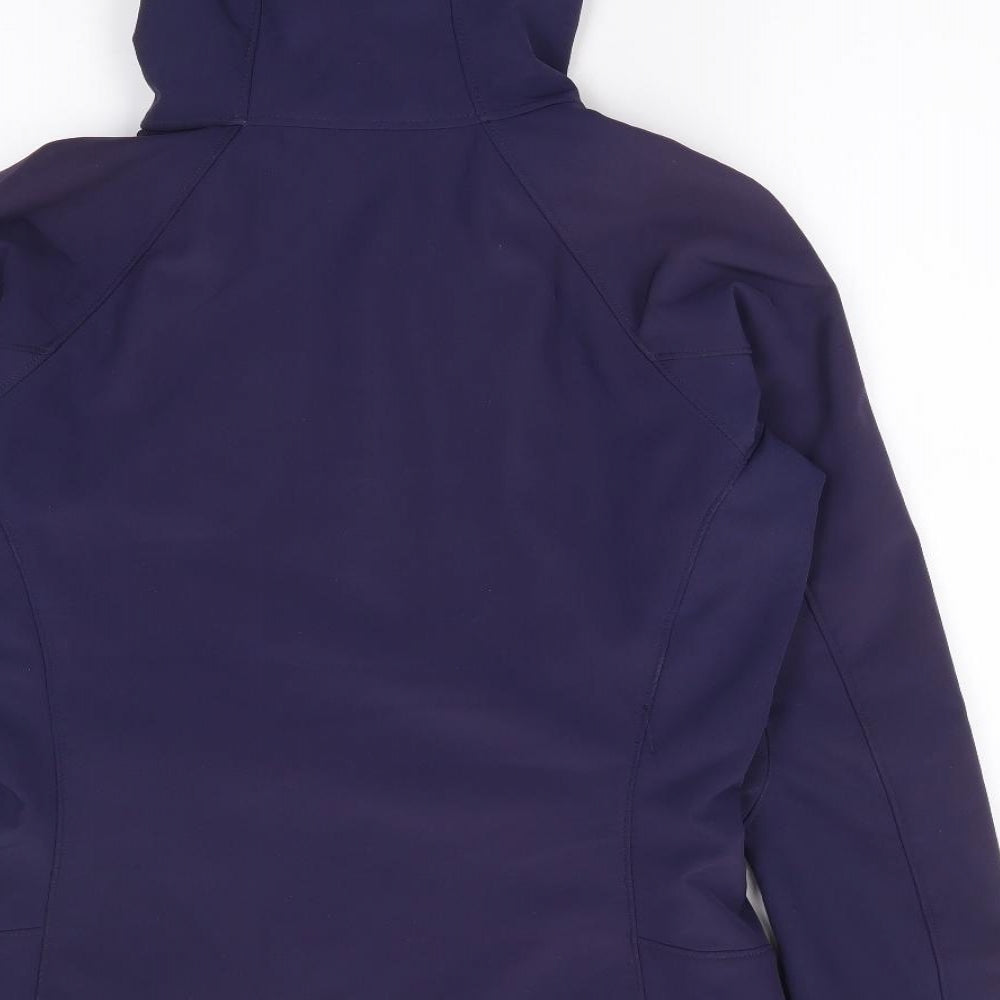 Columbia Womens Purple   Rain Coat Jacket Size L  Zip
