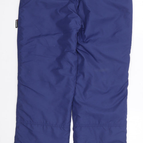 Crane Mens Blue  Polyester Snow Pants Trousers Size M L28 in Regular Zip