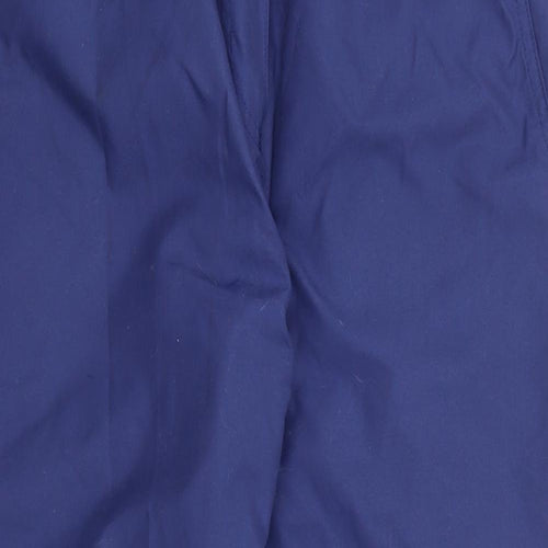 Crane Mens Blue  Polyester Snow Pants Trousers Size M L28 in Regular Zip