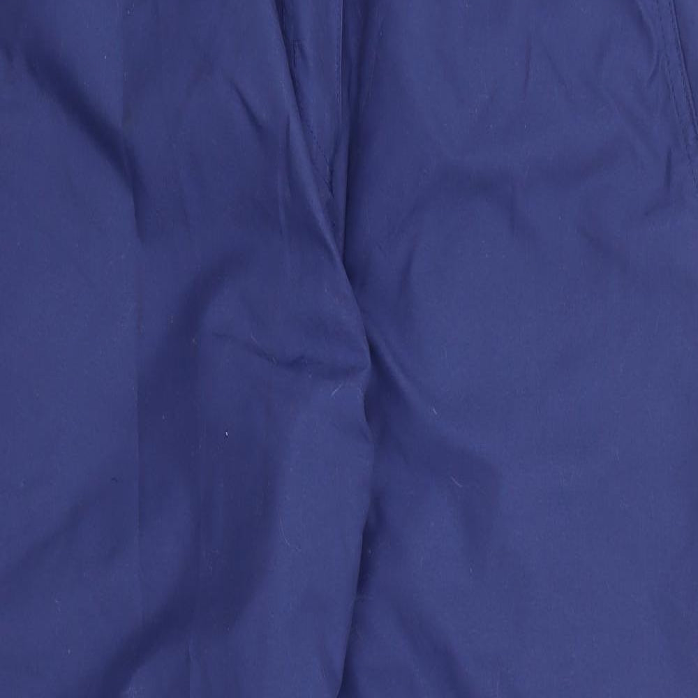 Crane Mens Blue  Polyester Snow Pants Trousers Size M L28 in Regular Zip
