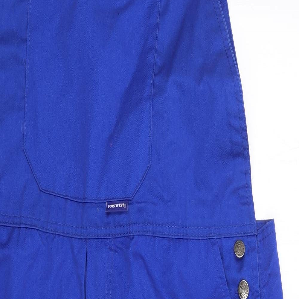 Portwest Mens Blue  Polyester Carpenter Trousers Size L L31 in Regular  - Overalls, Workwear