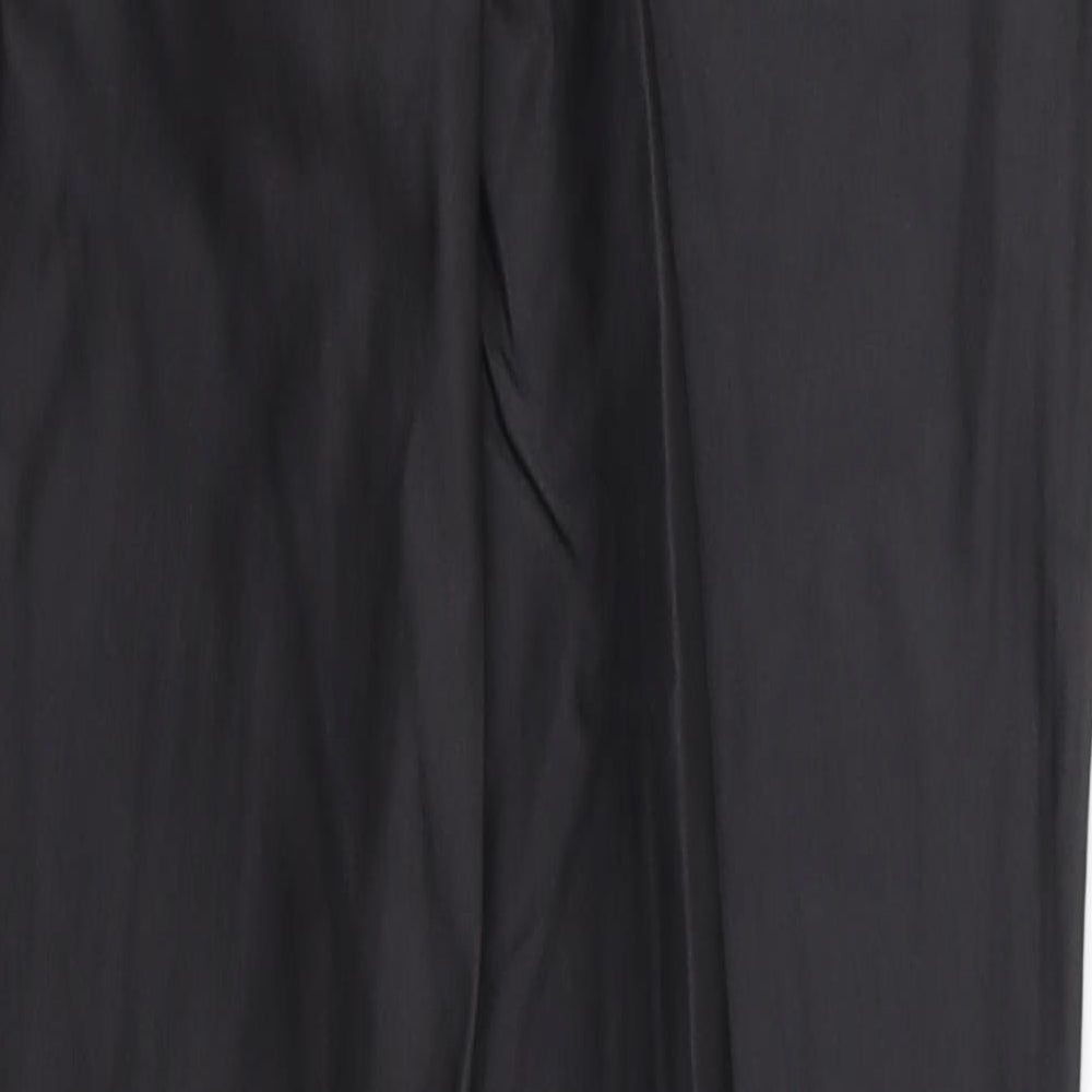 Preworn Womens Black  Polyester Jegging Trousers Size S L28 in Regular Zip - Leather Look
