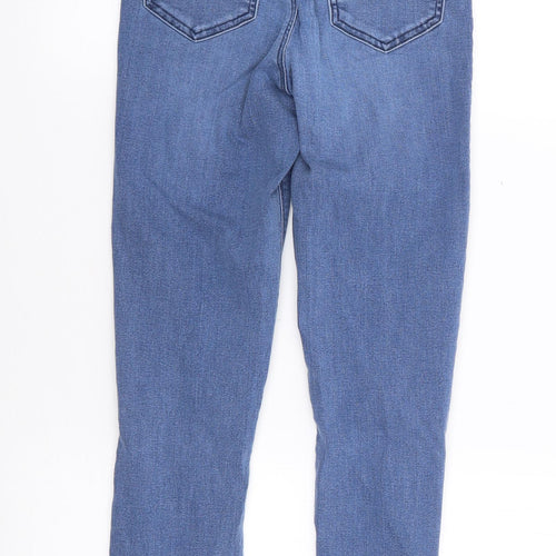 Topshop Womens Blue  Cotton Jegging Jeans Size 26 in L27 in Regular Zip
