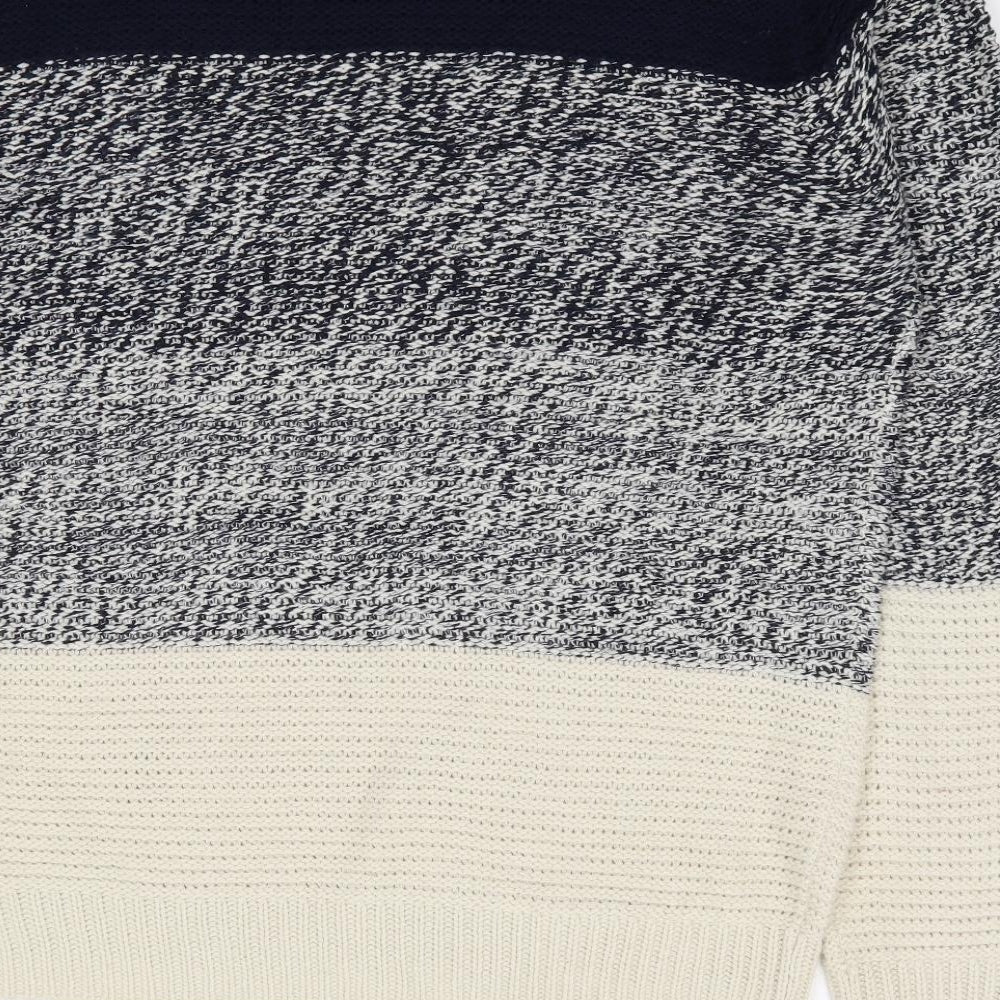 Primark Mens Multicoloured Crew Neck  Acrylic Pullover Jumper Size XL