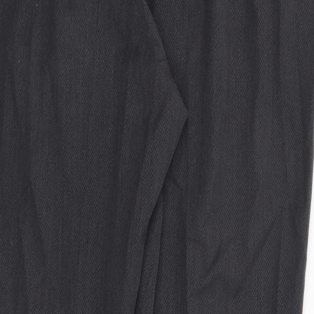 Marks and Spencer Womens Grey  Polyester Trousers  Size 18 L28 in Regular Zip