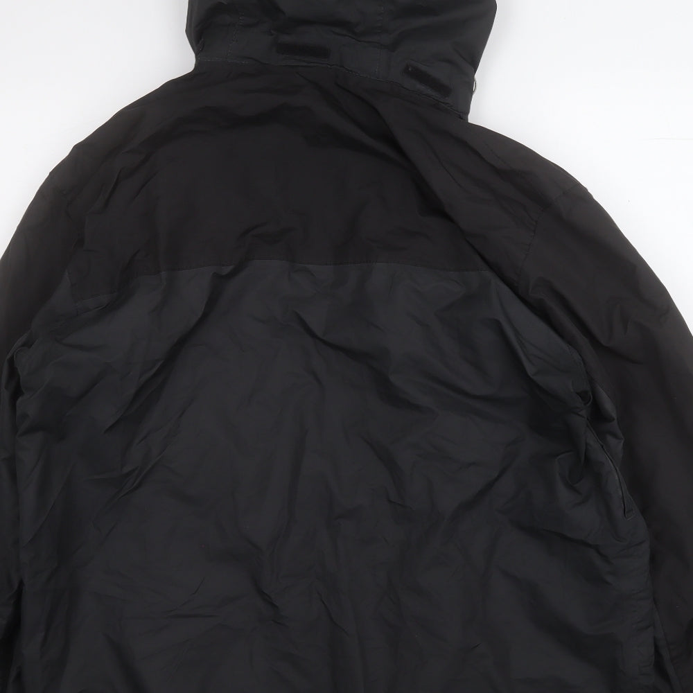 Regatta Mens Black   Rain Coat Coat Size L