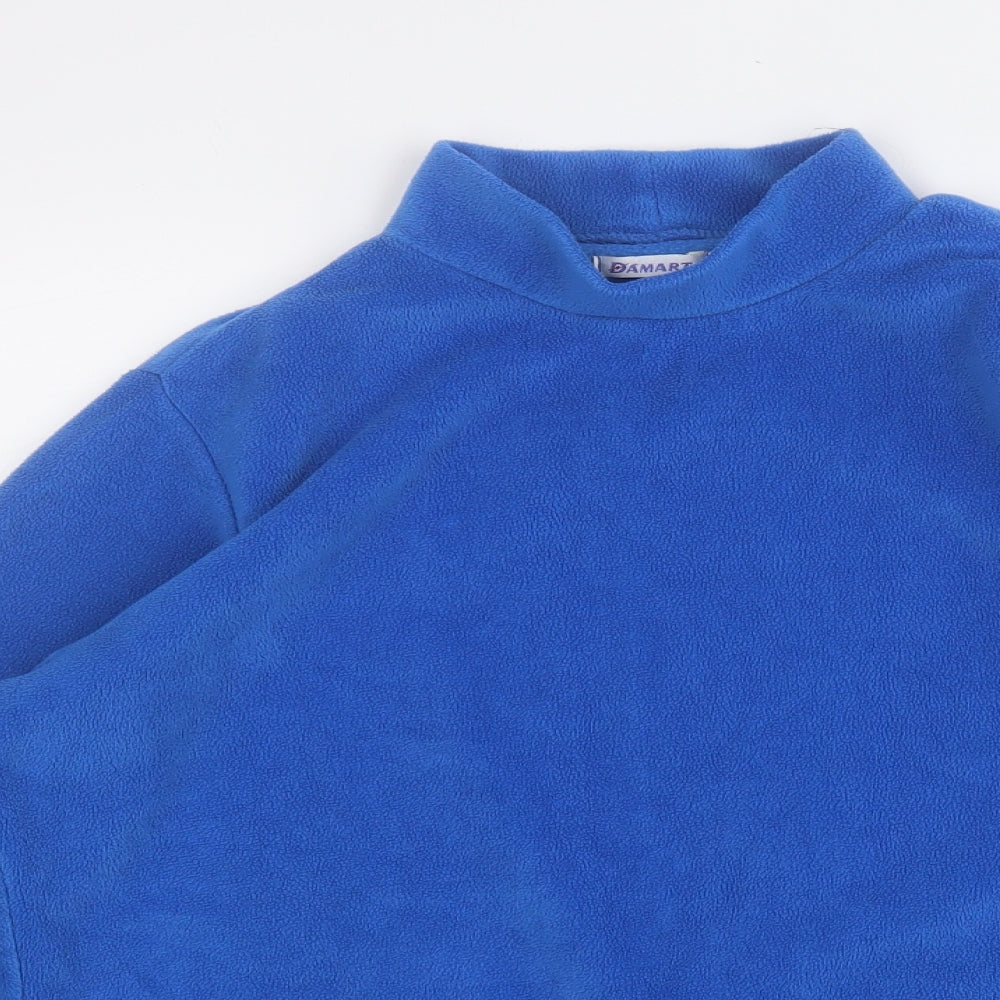 Damart Womens Blue  Polyester Pullover Sweatshirt Size 10