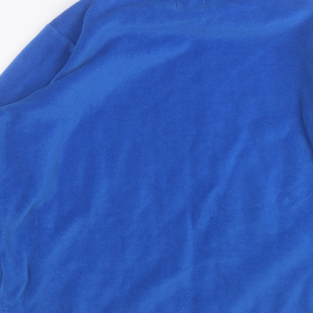 Damart Womens Blue  Polyester Pullover Sweatshirt Size 10