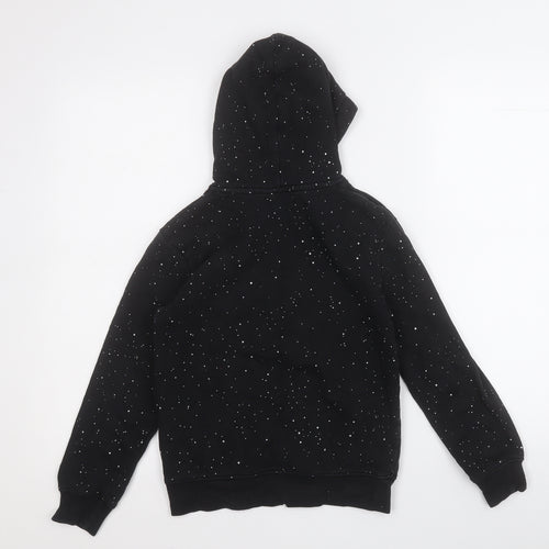H&M Boys Black Geometric Cotton Pullover Hoodie Size 8-9 Years   - STAR WARS