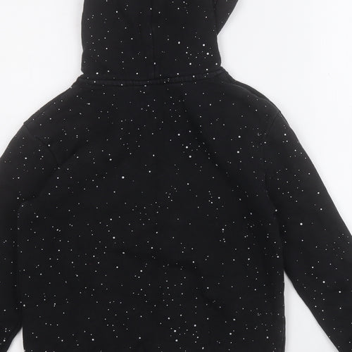 H&M Boys Black Geometric Cotton Pullover Hoodie Size 8-9 Years   - STAR WARS