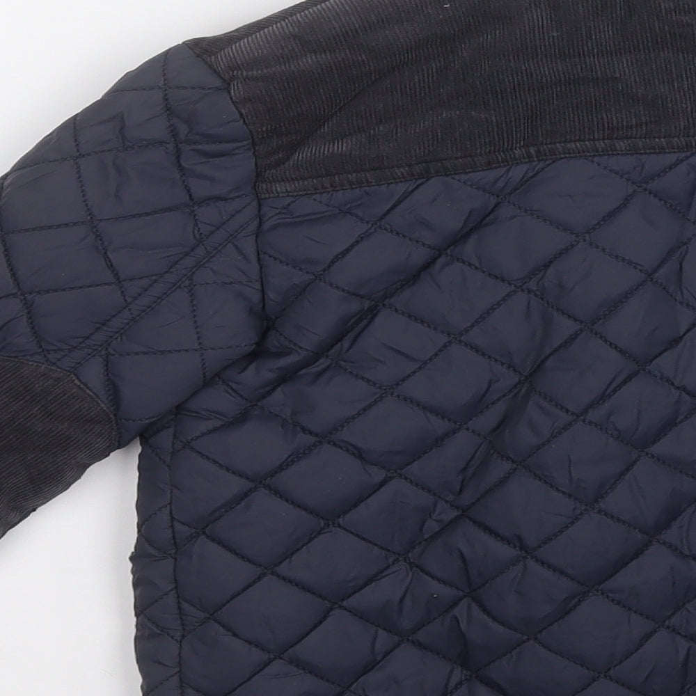 TU Boys Blue   Puffer Jacket Coat Size 4 Years  Zip