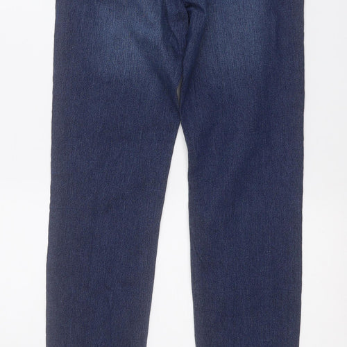 H&M Womens Black  Cotton Skinny Jeans Size 8 L30 in Regular