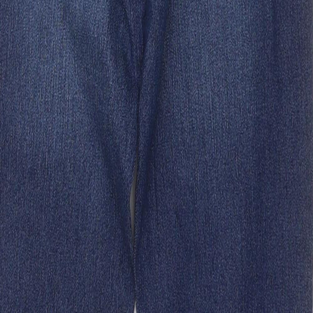 H&M Womens Black  Cotton Skinny Jeans Size 8 L30 in Regular