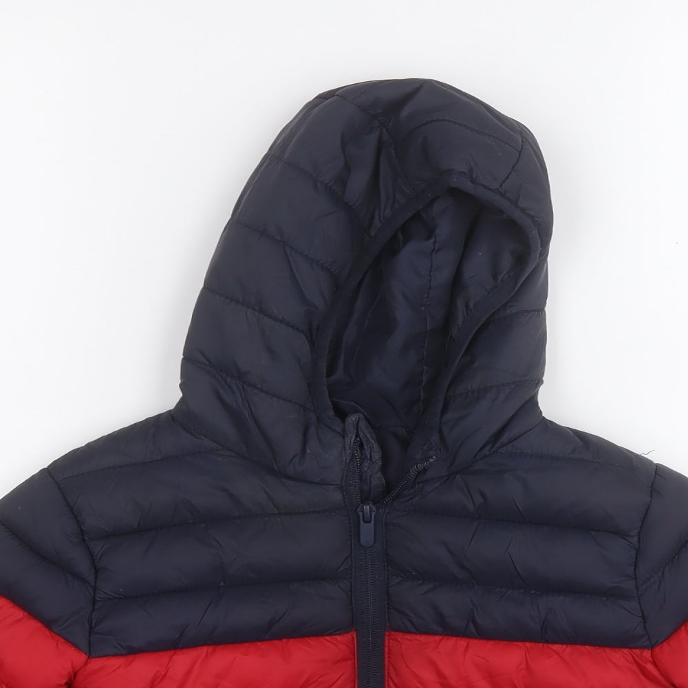 Primark Boys Red   Puffer Jacket Coat Size 4-5 Years