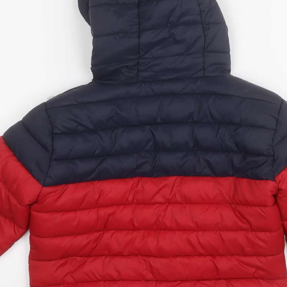 Primark Boys Red   Puffer Jacket Coat Size 4-5 Years