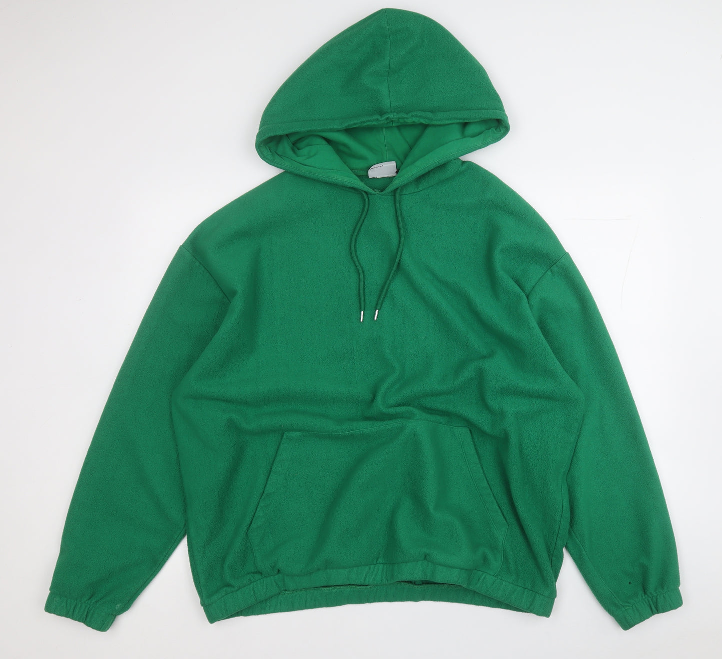 ASOS Mens Green  Polyester Pullover Hoodie Size XL