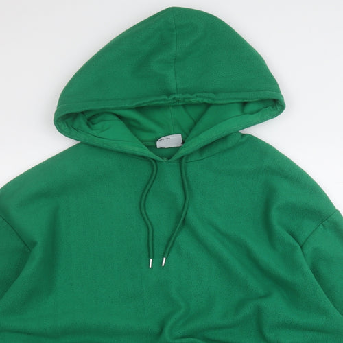 ASOS Mens Green  Polyester Pullover Hoodie Size XL