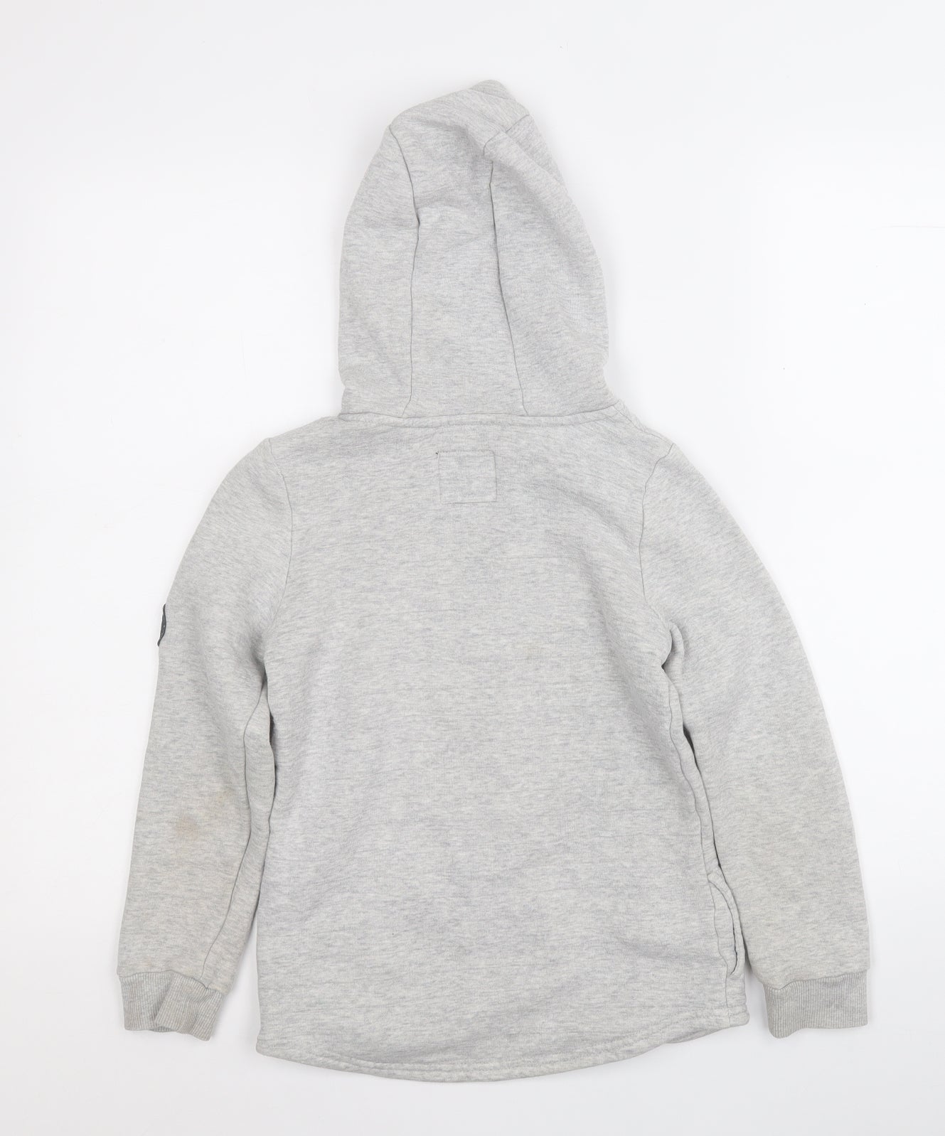 Firetrap Boys Grey  Cotton Pullover Hoodie Size 7-8 Years