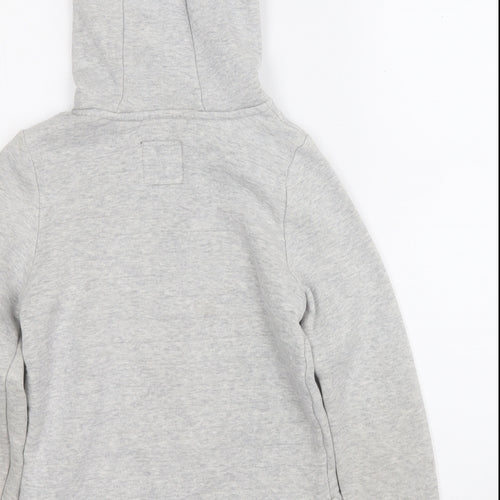 Firetrap Boys Grey  Cotton Pullover Hoodie Size 7-8 Years