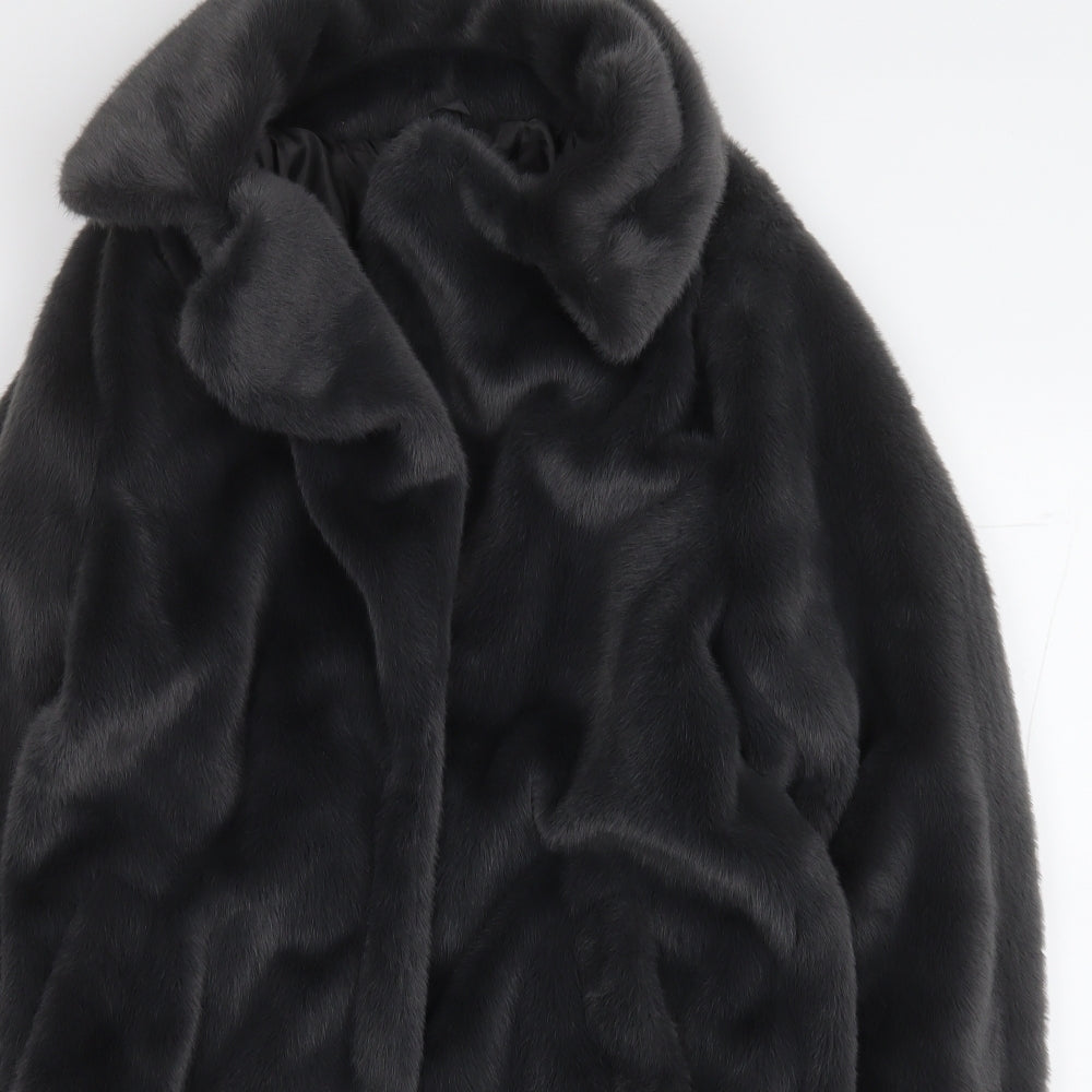 New Look Womens Grey   Jacket Coat Size 8