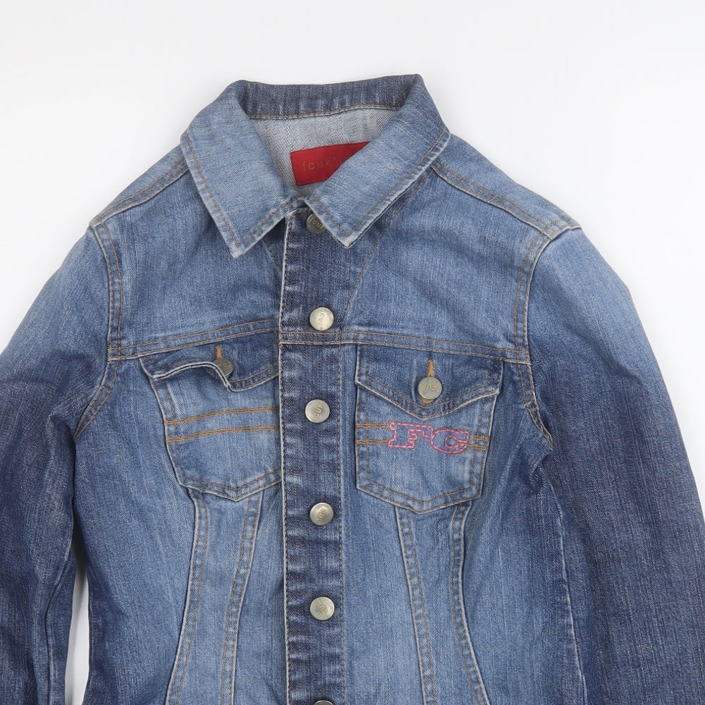 FCUK Womens Blue   Jacket  Size 10