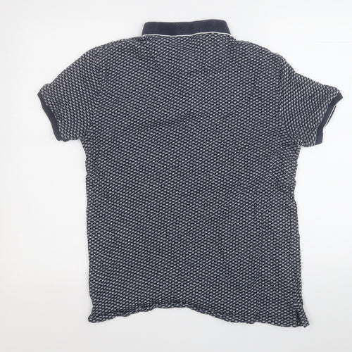 Primark Mens Blue  Cotton  Polo Size M Collared