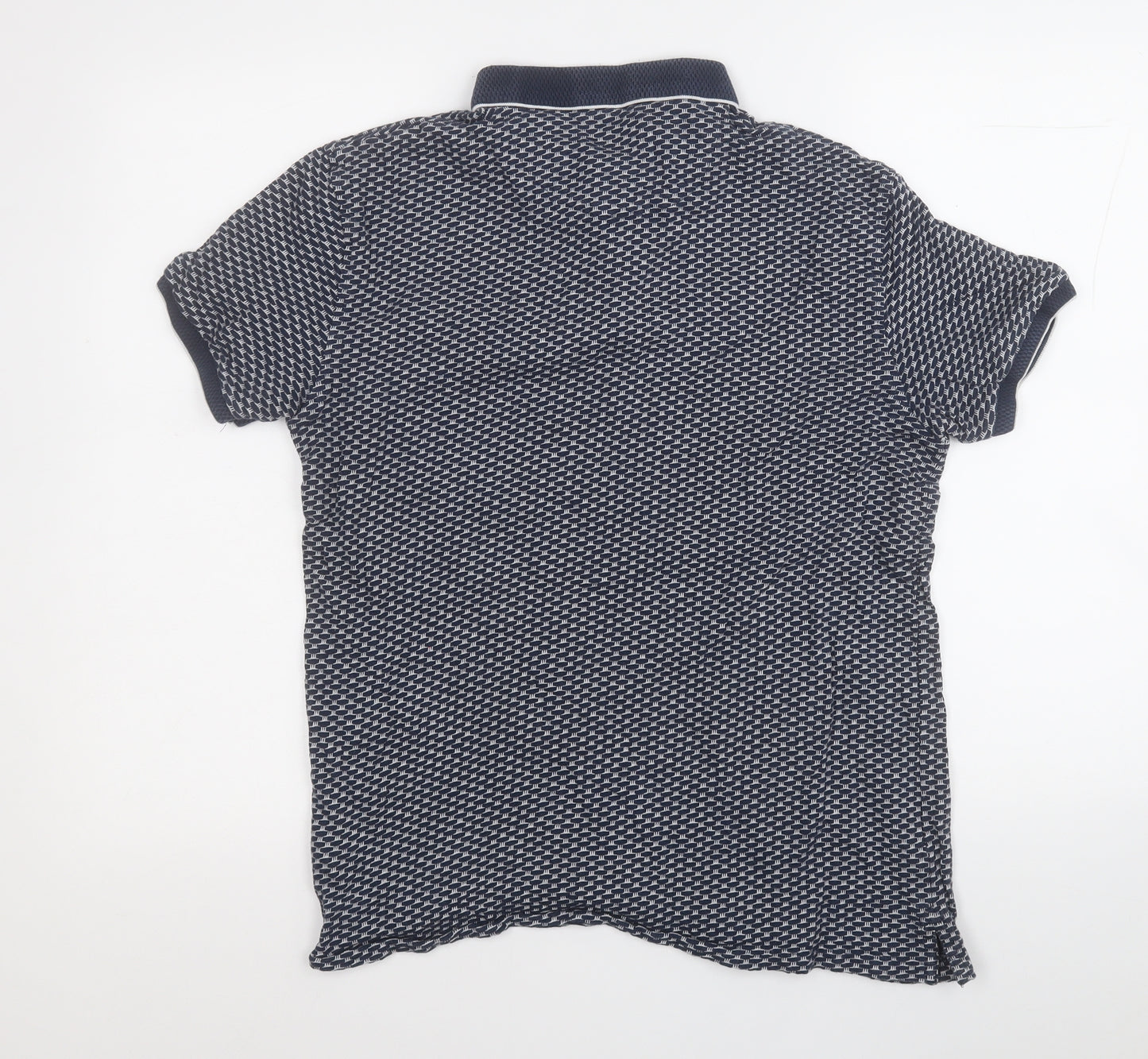 Primark Mens Blue  Cotton  Polo Size M Collared