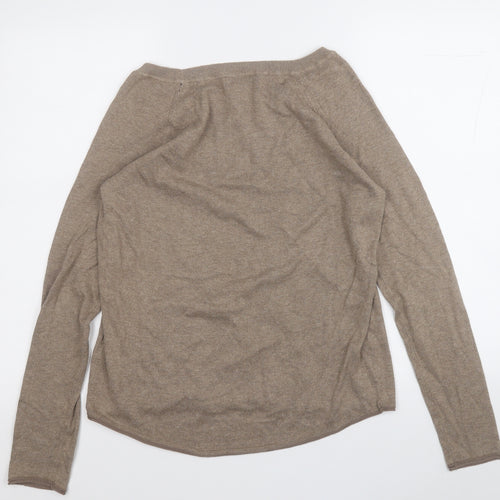 Gap Mens Brown  Acrylic  T-Shirt Size S Round Neck
