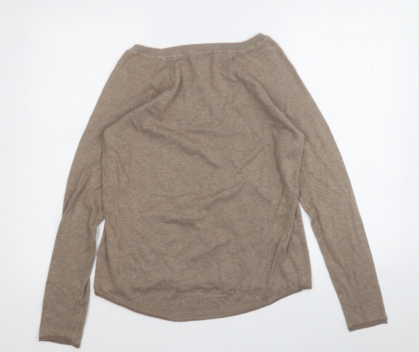 Gap Mens Brown  Acrylic  T-Shirt Size S Round Neck