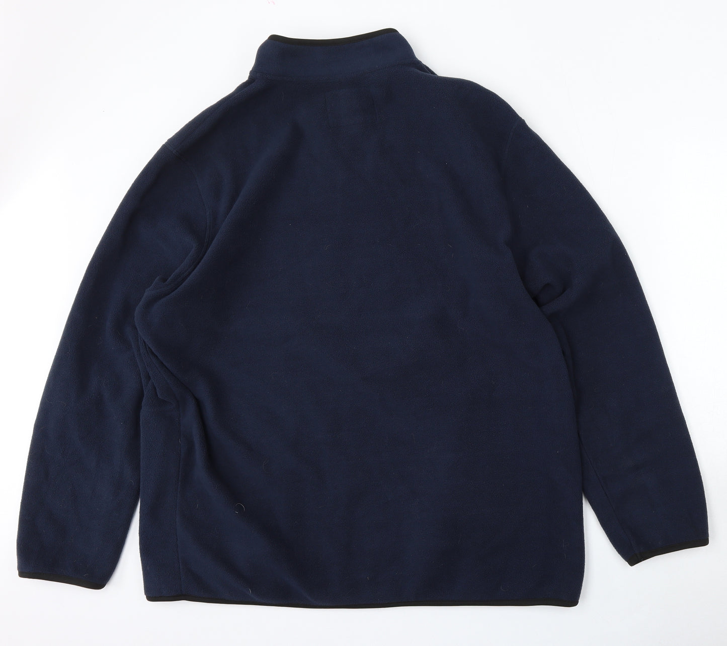 F&F Mens Blue  Polyester Full Zip Sweatshirt Size 2XL