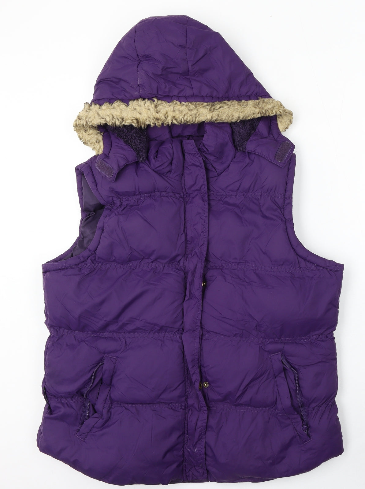 Mountain Essentials Womens Purple   Gilet Jacket Size 18  Zip