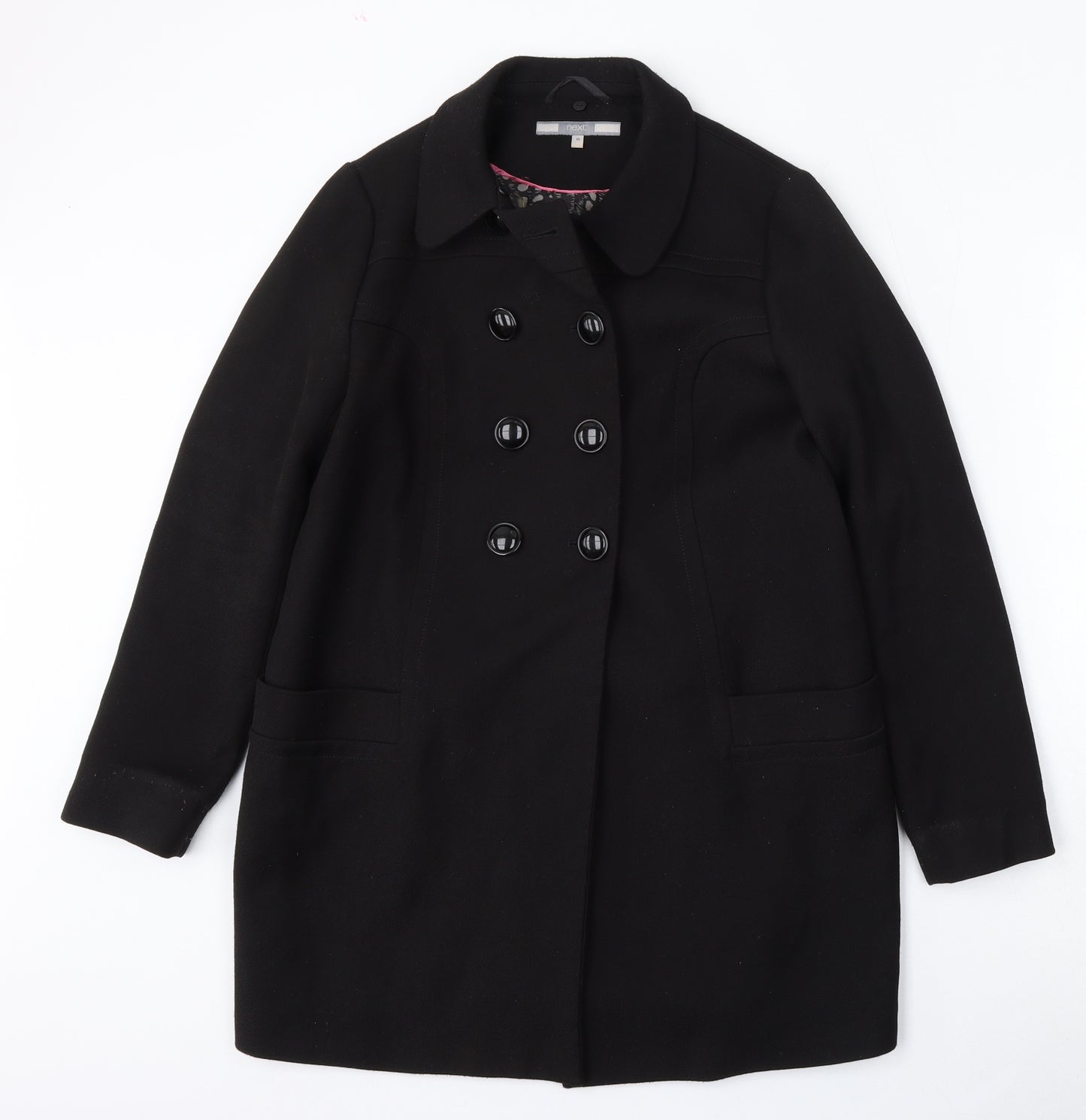 NEXT Womens Black   Jacket  Size 10  Button