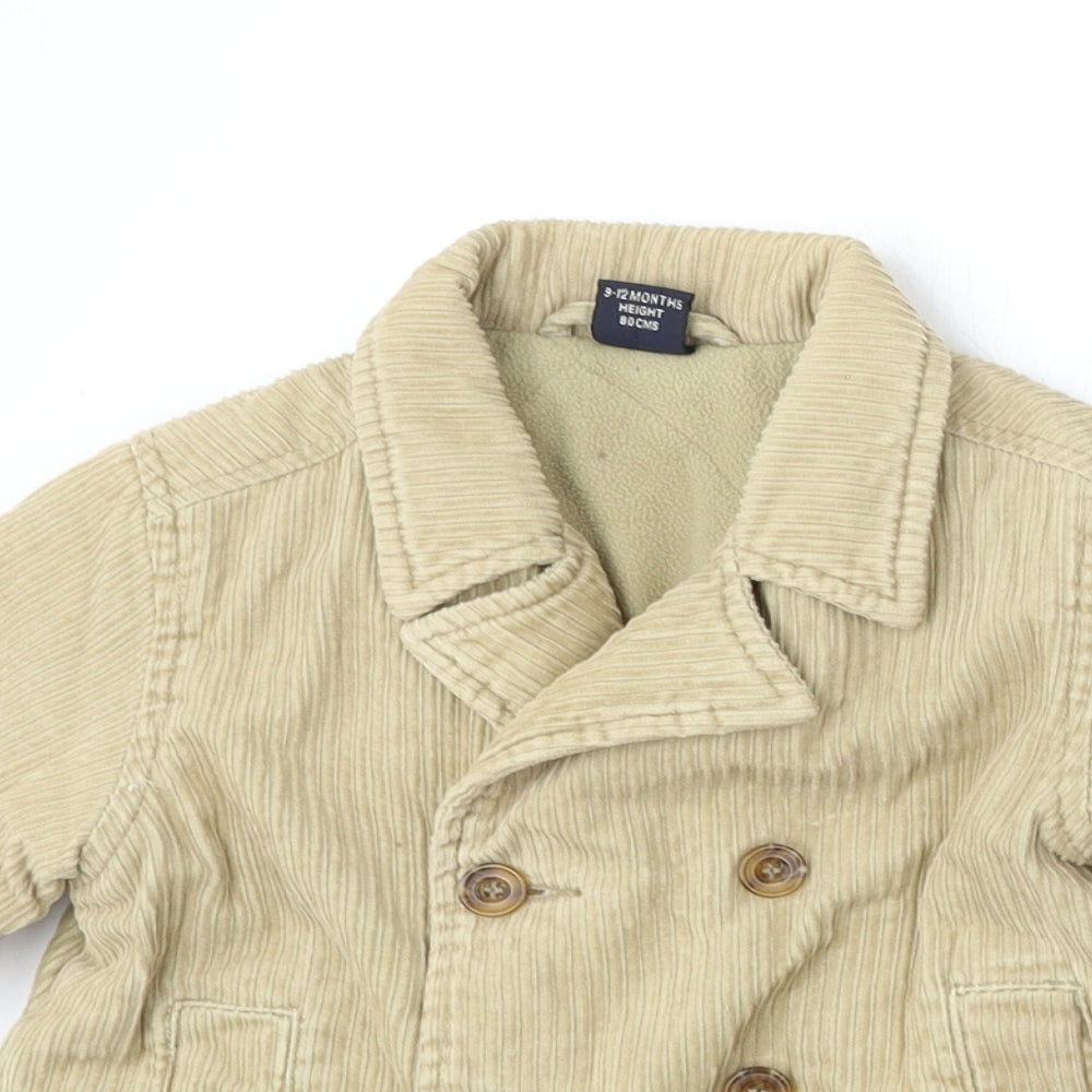 NEXT Boys Beige   Jacket  Size 9-12 Months