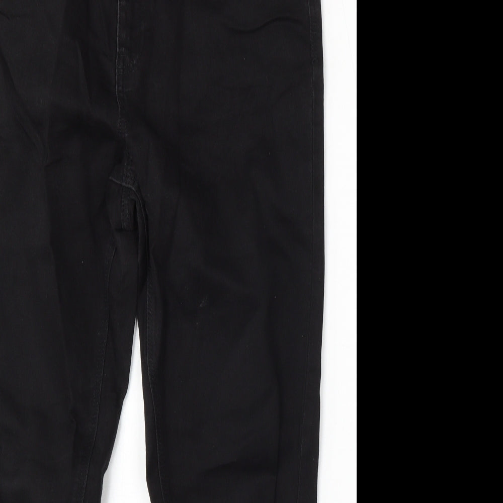 George Womens Black  Polyester Skinny Jeans Size 10 L28 in Regular Button