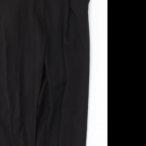 New Look Womens Black  Polyester Trousers  Size 10 L26 in Regular