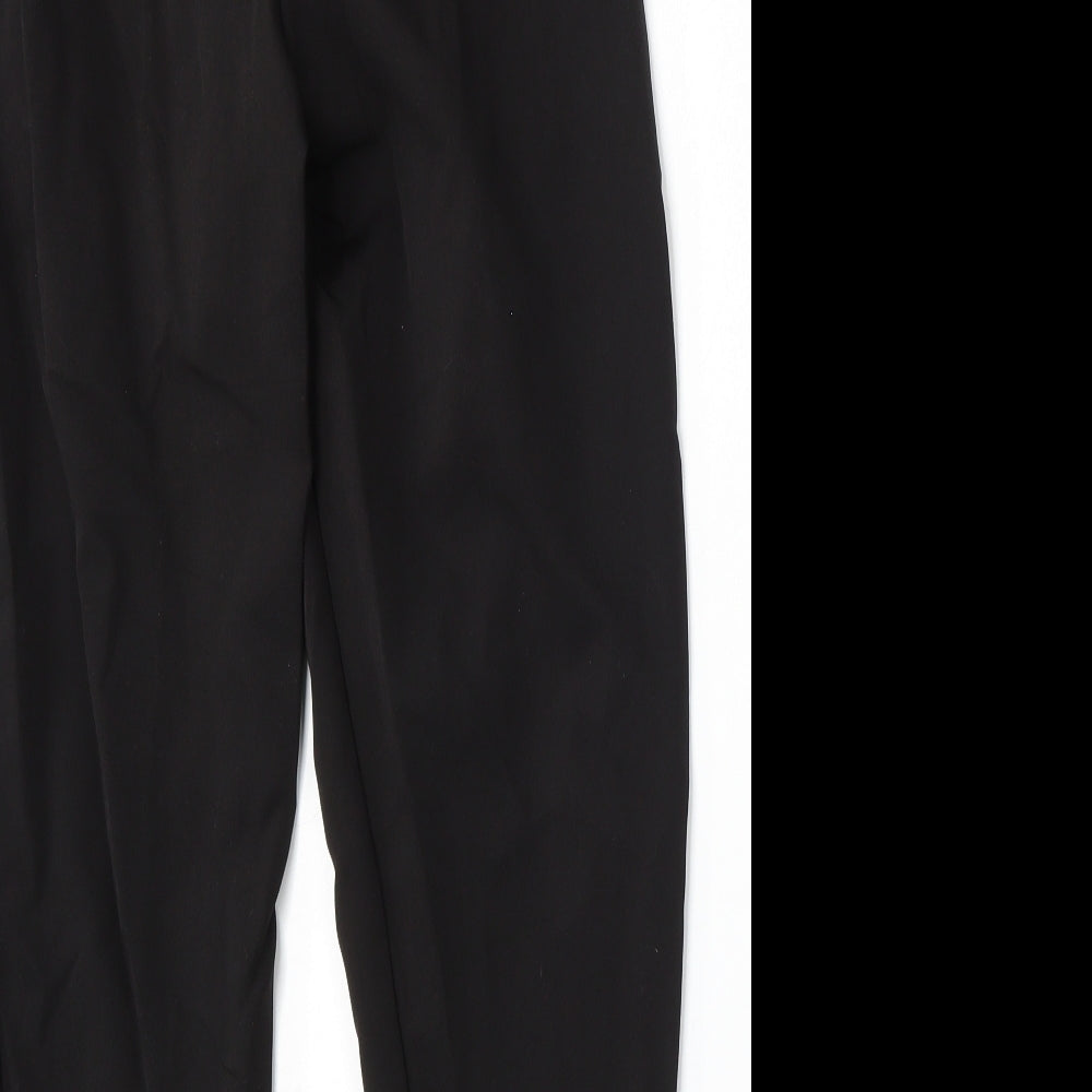 New Look Womens Black  Polyester Trousers  Size 10 L26 in Regular