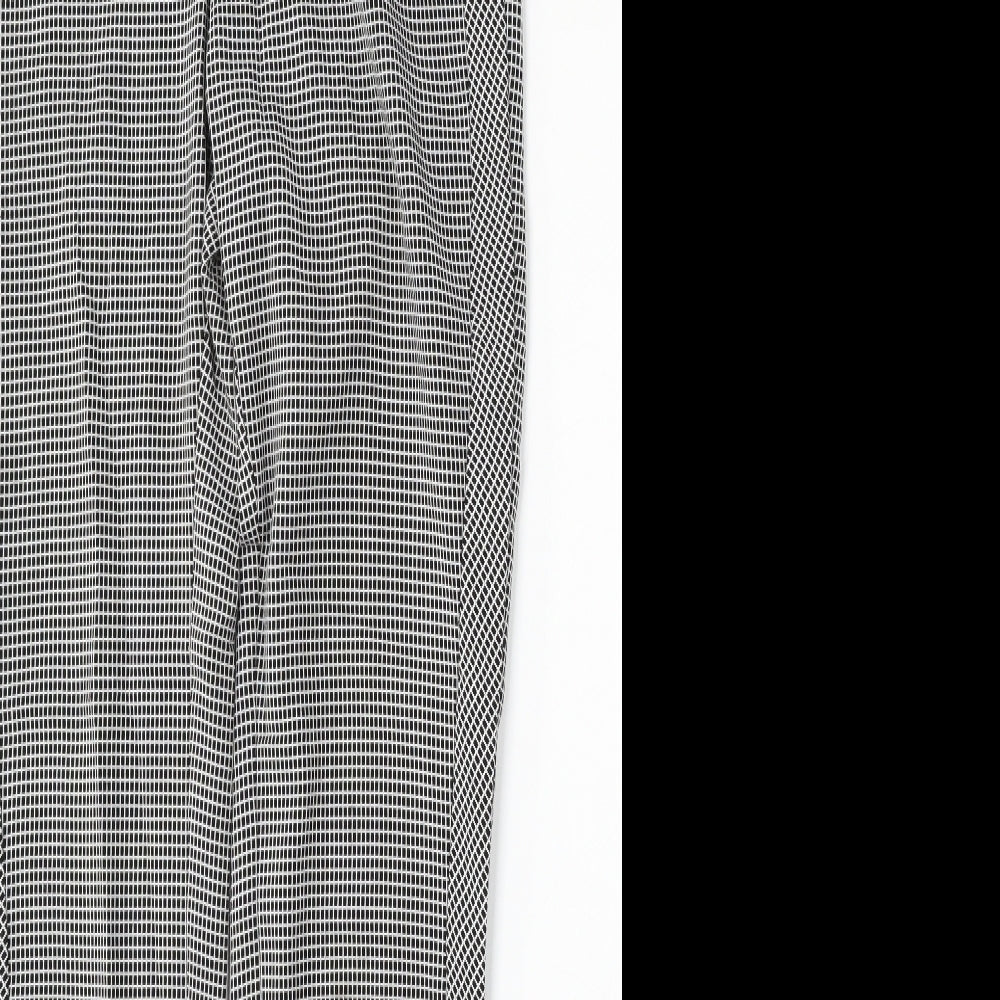 NEXT Womens Multicoloured Geometric Polyester Trousers  Size 6 L30 in Regular
