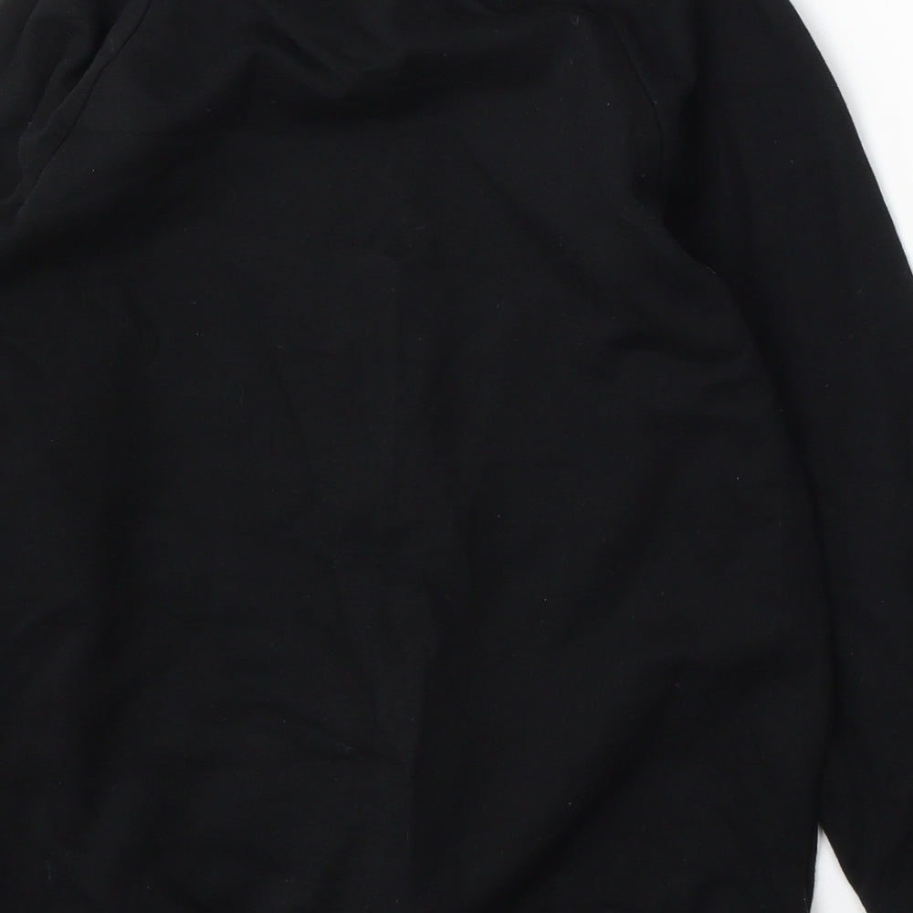 George Girls Black  Cotton Pullover Sweatshirt Size 13-14 Years   - disney, mickey mouse