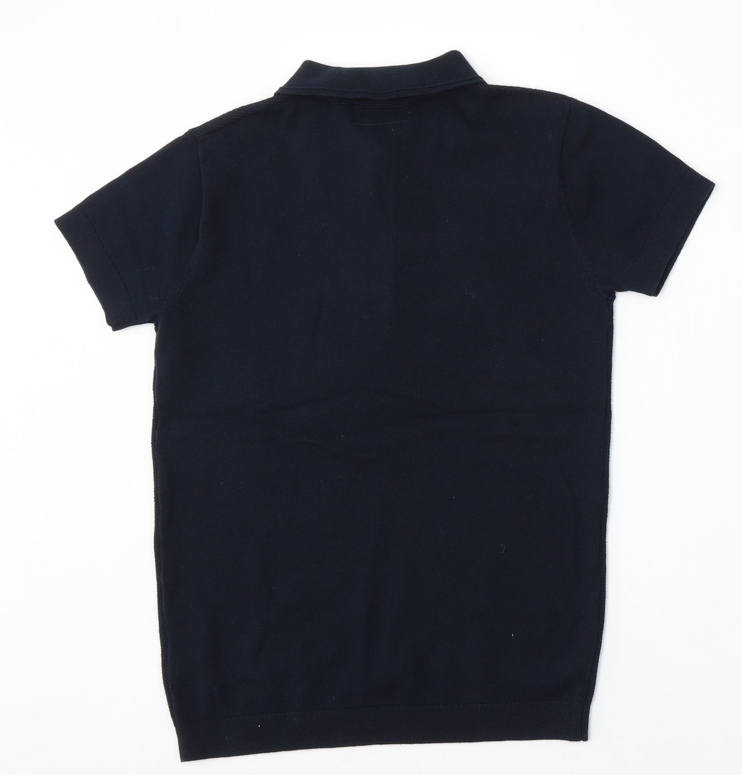 NEXT Boys Blue  Cotton Basic Polo Size 12 Years Collared
