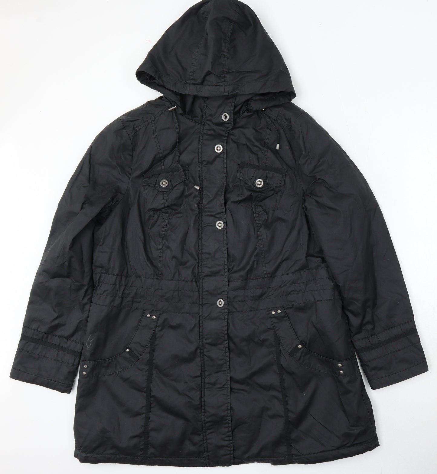 Preworn Womens Black   Jacket  Size L  Zip