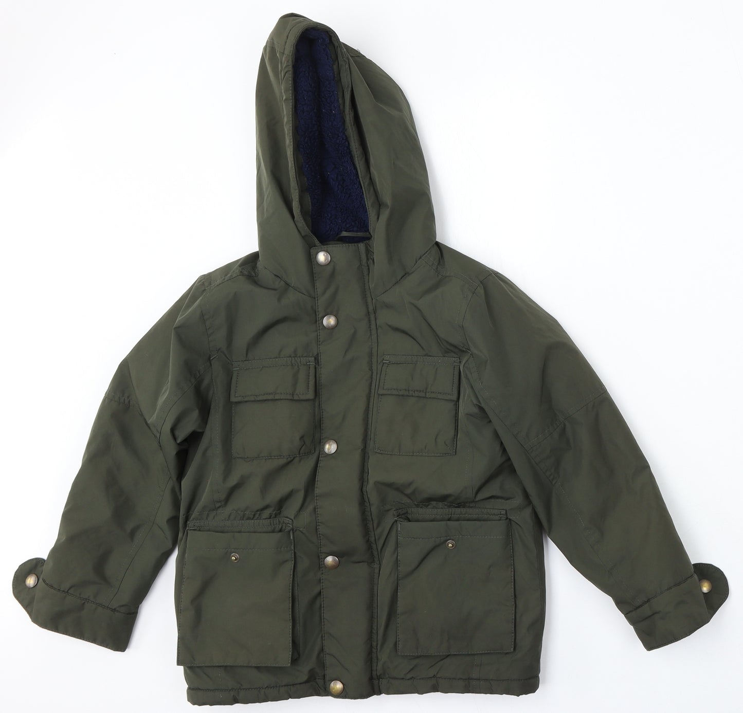 TU Boys Green   Jacket  Size 5-6 Years