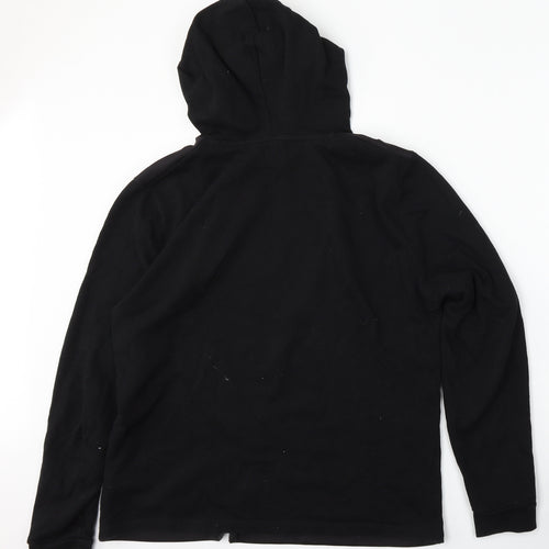 ASOS Mens Black  Polyester Pullover Hoodie Size M