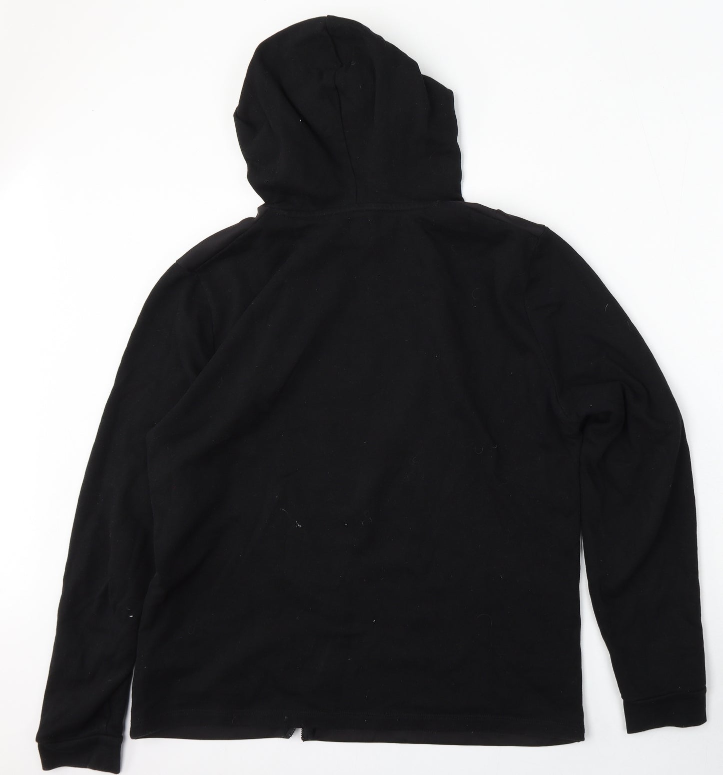 ASOS Mens Black  Polyester Pullover Hoodie Size M