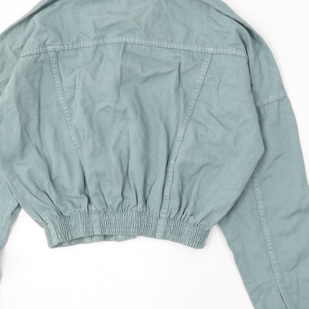 Womens Womens Blue   Jacket  Size L  Button