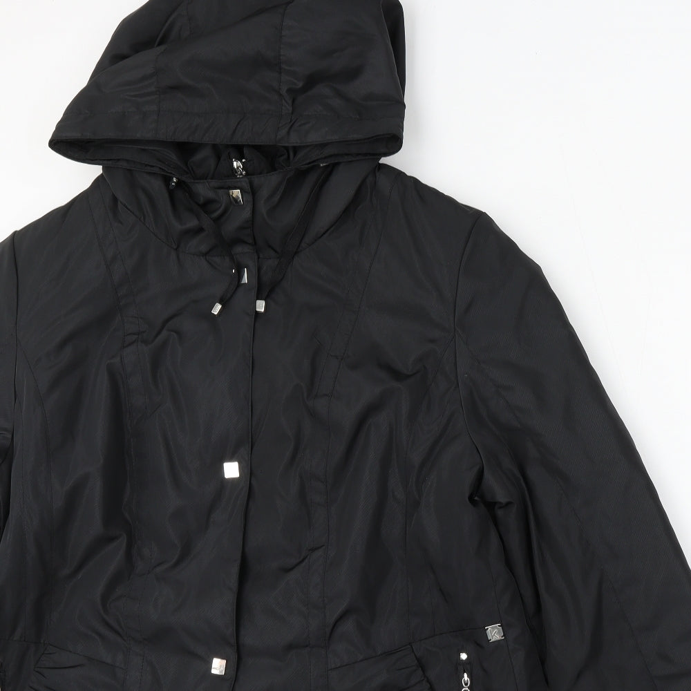 Klass Womens Black   Jacket  Size XL  Zip