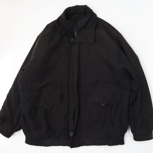 Rappson Mens Black   Jacket  Size XL  Zip